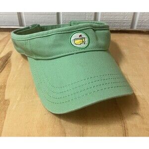 The Masters Tournament Golf Visor, Adjustable, Light Green faded , Magnolia Lane